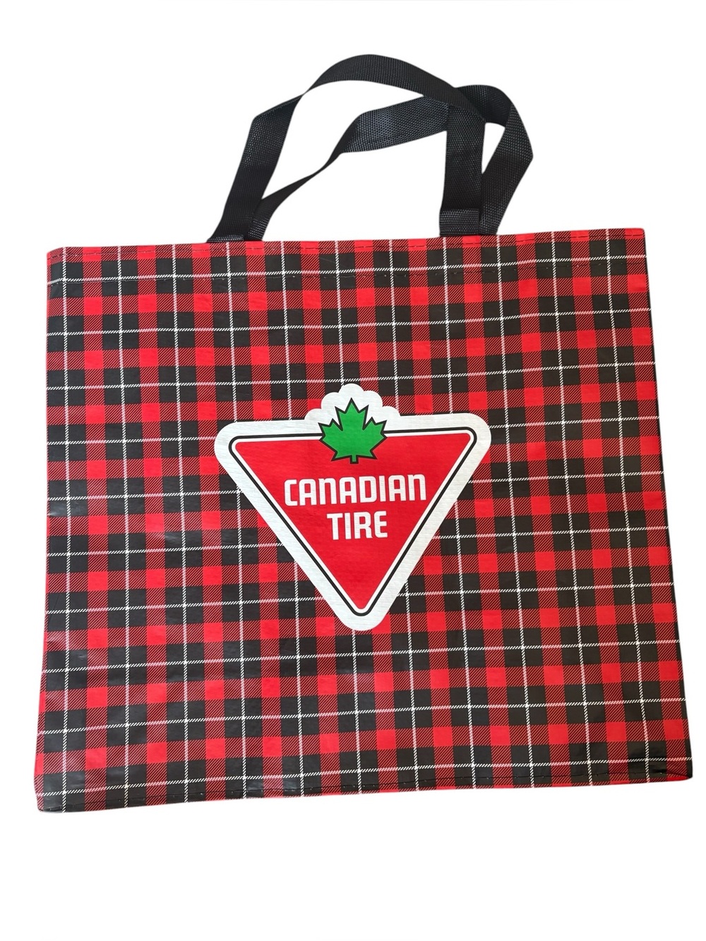 Canadian Tire Plaid Bag